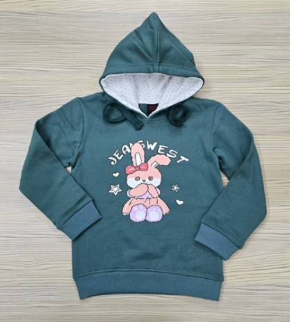 Girls Sherpa Style Hoodie