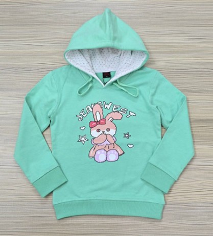 Girls Sherpa Style Hoodie